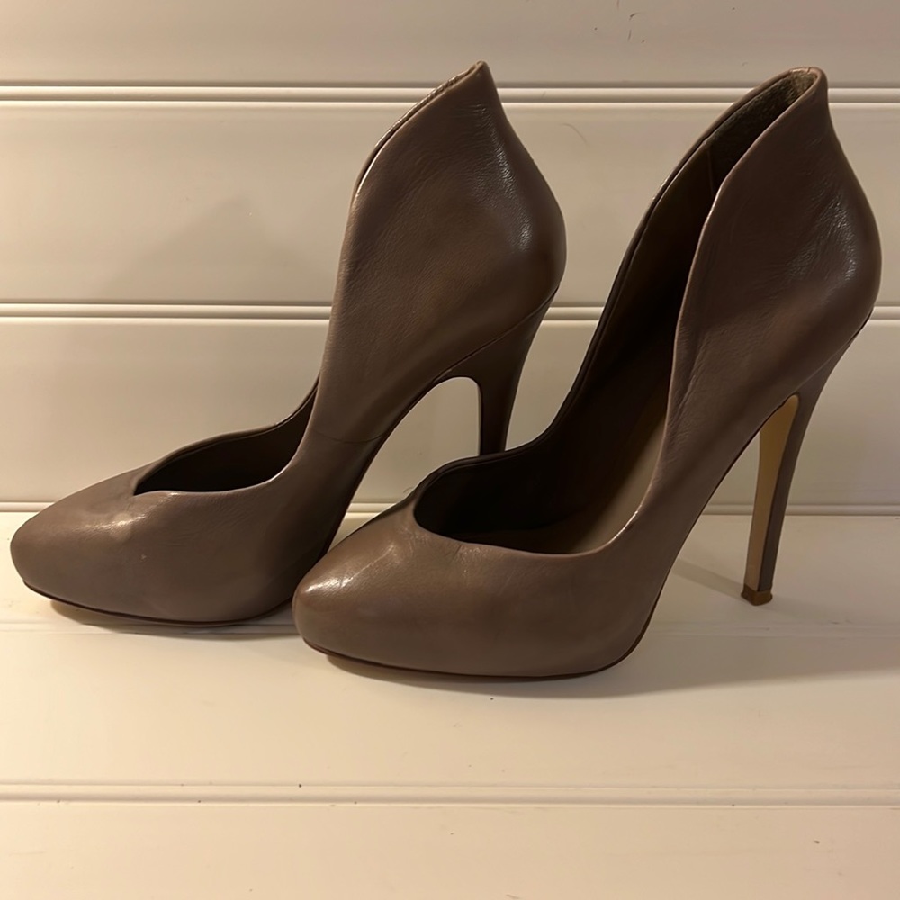Aldo Taupe Heels..Size 39